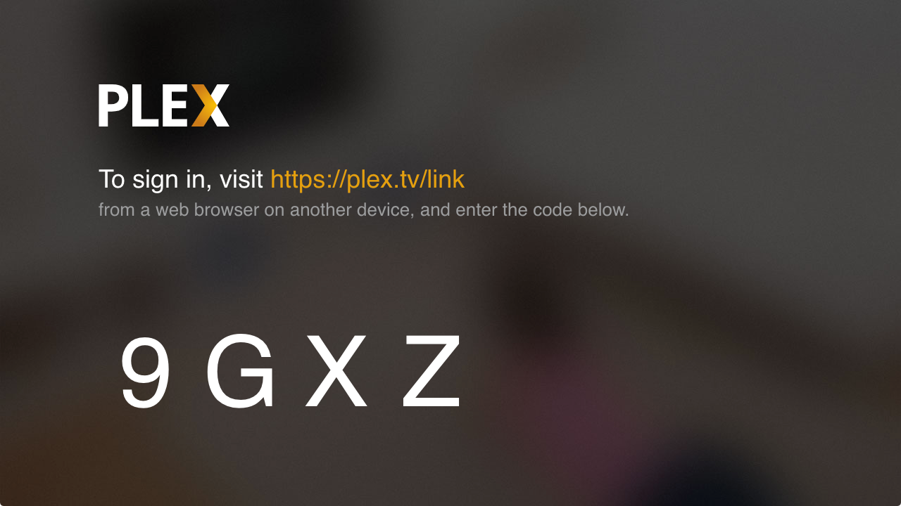 Plex link account